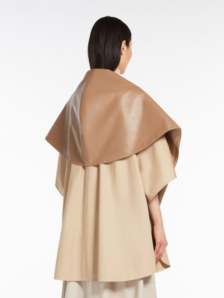 Water-repellent cotton cape, colonial | 