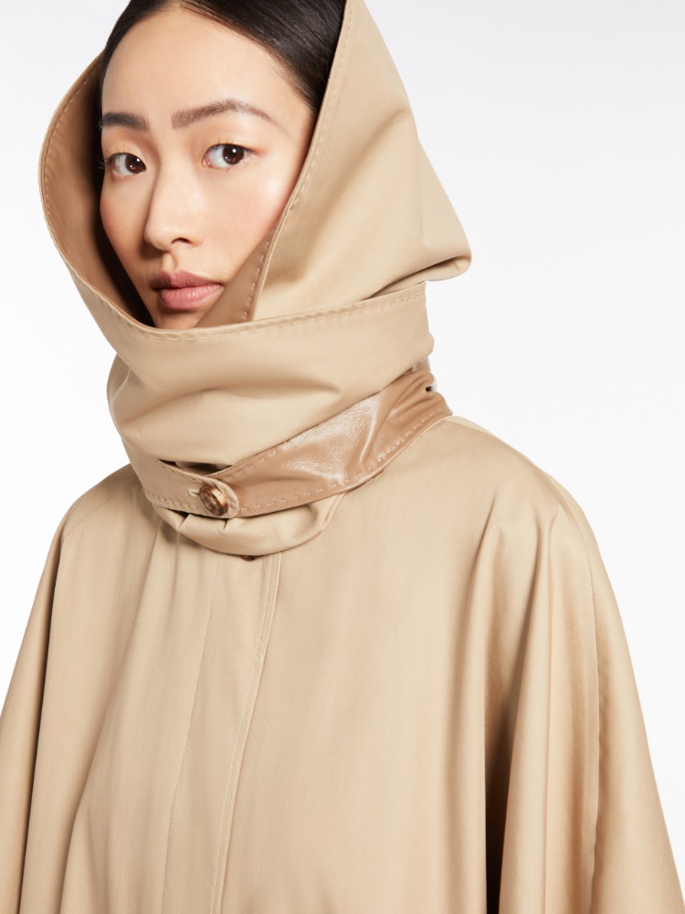 Water-repellent cotton cape, colonial | 