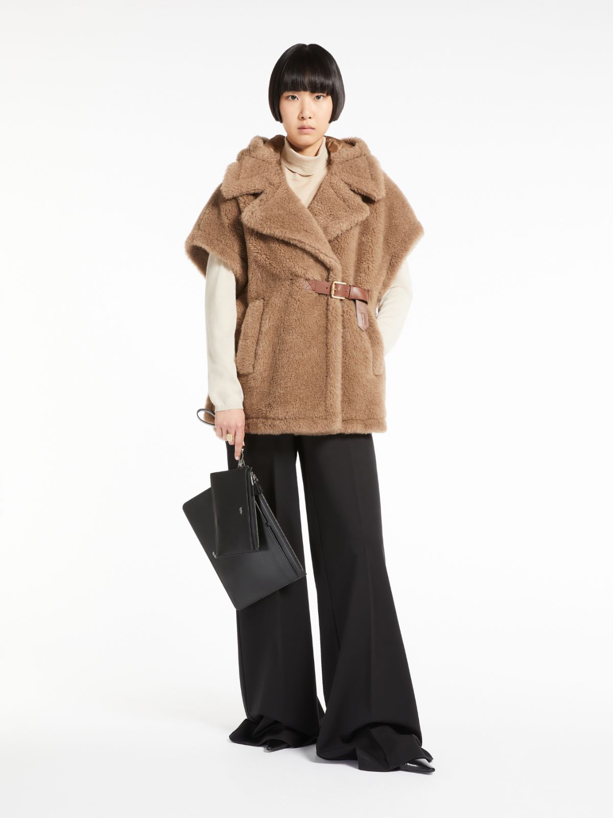 VIP価格.Max Mara CAPPA A COLLO ALTO Max Mara Cappa Mesh Dot Long Sleeve Top – Faded Soul