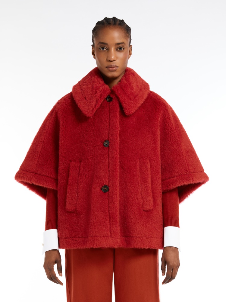 Yuuテディベアケープ クリスマス前限定最終お値下げ MaxMara テディベアケープ 雑誌