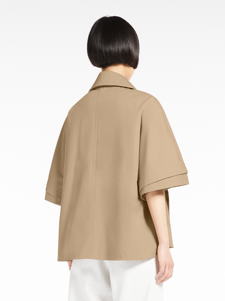 関税込◆Max Mara◆ Cotton gabardine Sigfrid capeジャケット 関税込◇Max Mara◇ Cotton gabardine Sigfrid capeジャケット