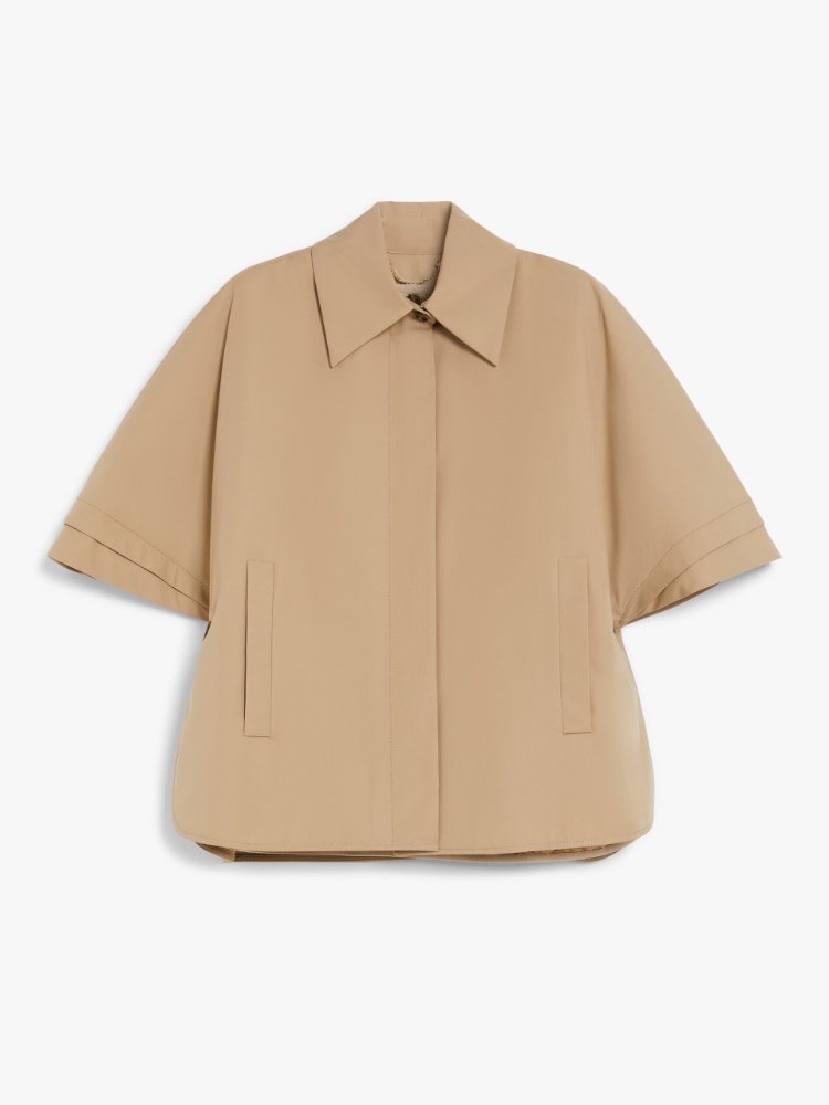 【Max Mara】PAROLE GABARDINE RAINCOAT Water-repellent gabardine cape, colonial | 