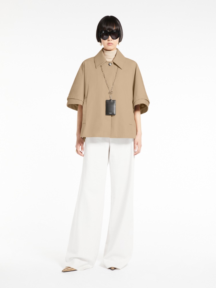 Water-repellent gabardine cape - COLONIAL - Max Mara