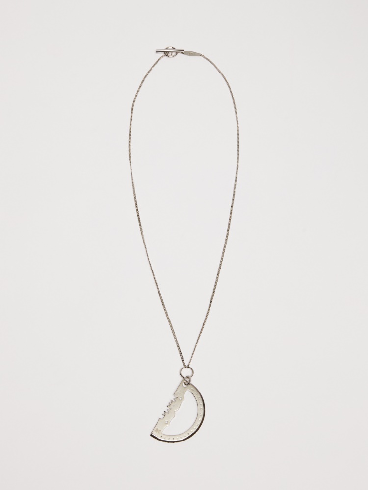 Long chain pendant necklace - SILVER - Max Mara