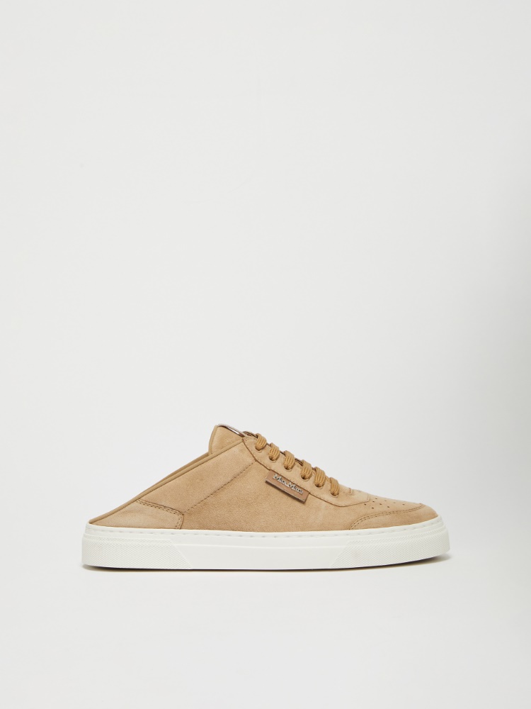 Suede mule trainers - CAMEL - Max Mara