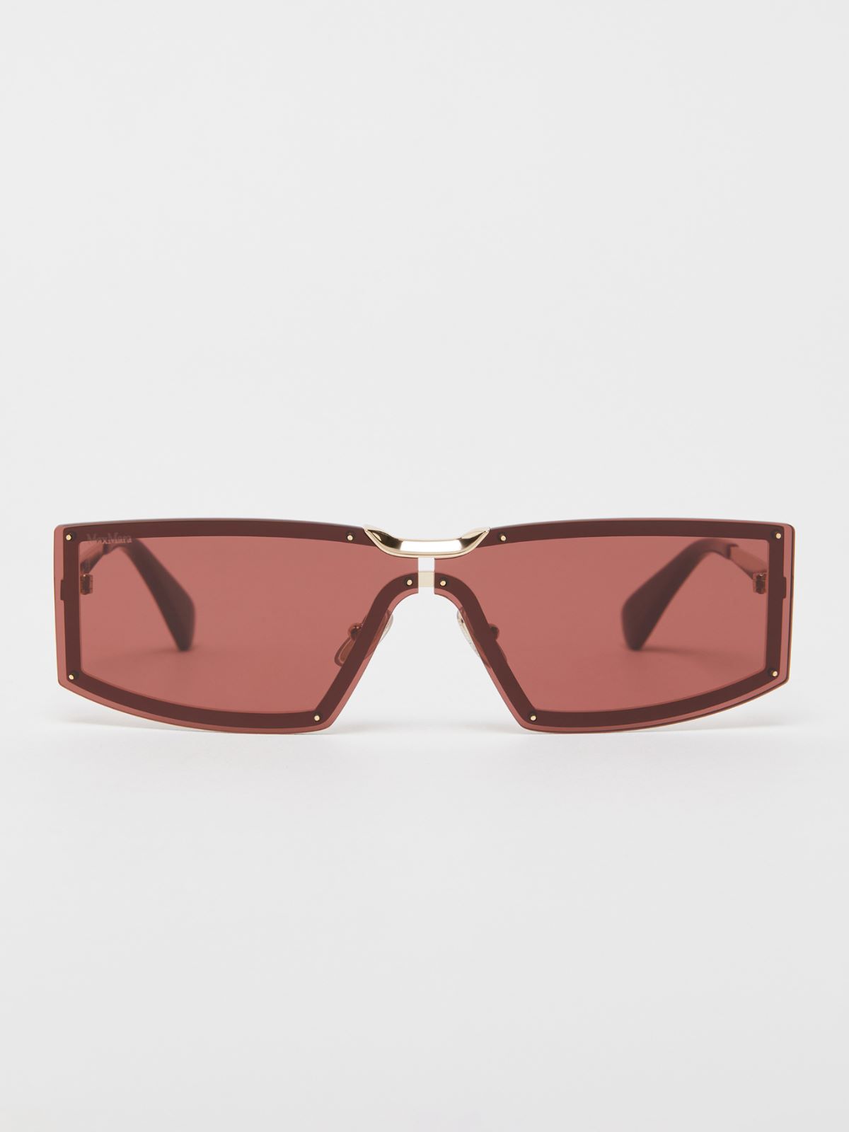 Rectangular sunglasses - DARK RED - Max Mara