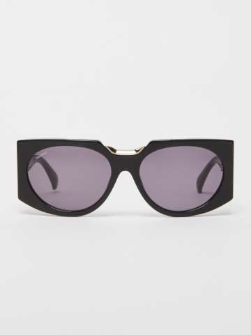MAXMARA スクエアフレムサンクラス MM0088 01A Square sunglasses brown | Max Mara