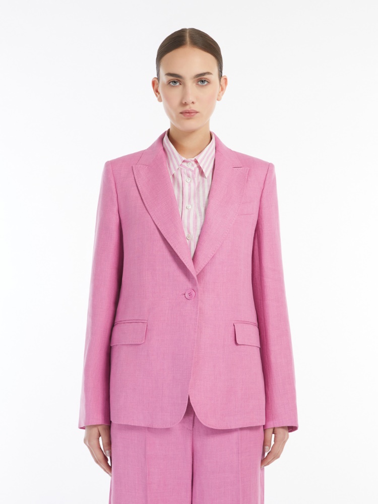 アウターその他 MAX MARA Woman Blazer Pink 2411041014600 057 MAX MARA Woman Blazer Pink 2411041014600 057 (Max Mara