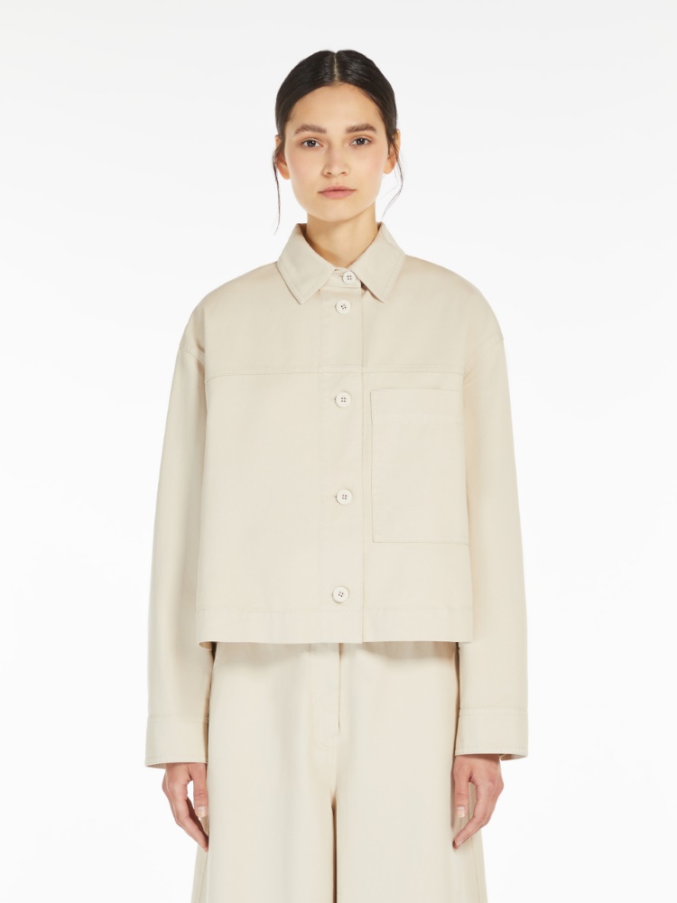 コート Max Mara LANDA - Cotton canvas mackintosh 1021015206010-f-landa.jpg
