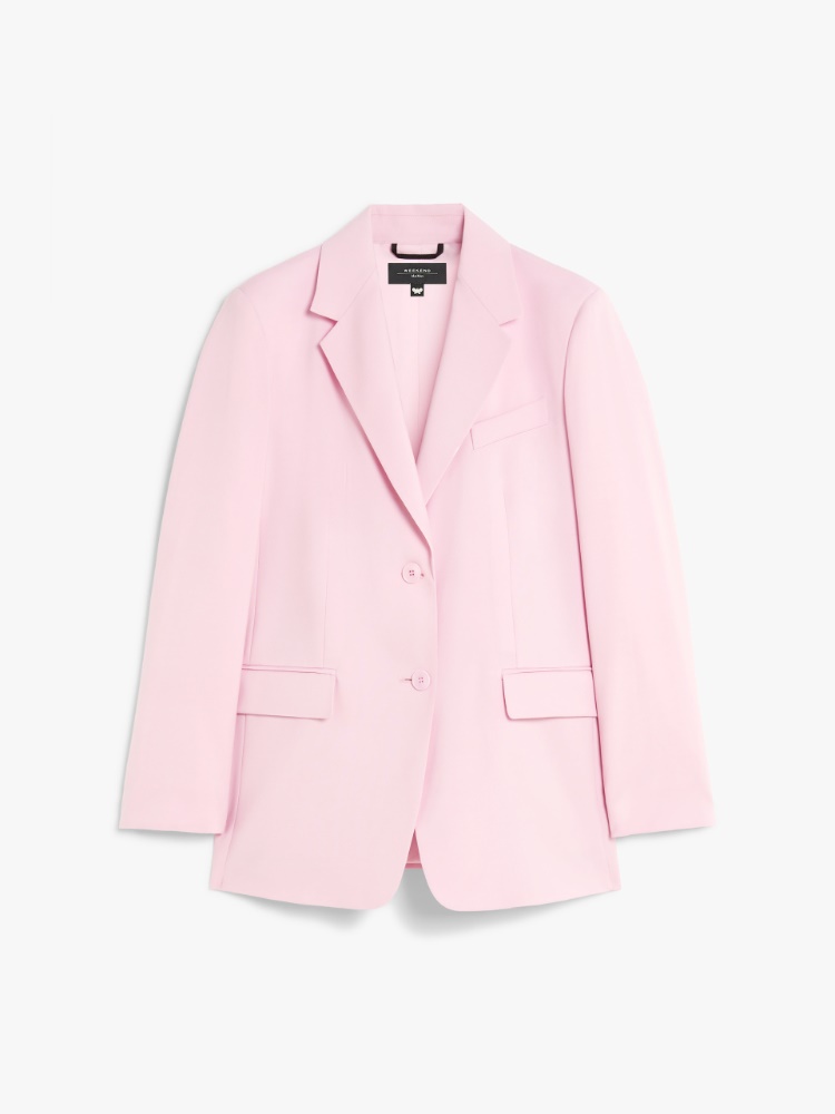 【関税＆送料込み】Max Mara Blazer In Wool Canvas Single-breasted wool-blend canvas blazer, beige | Weekend