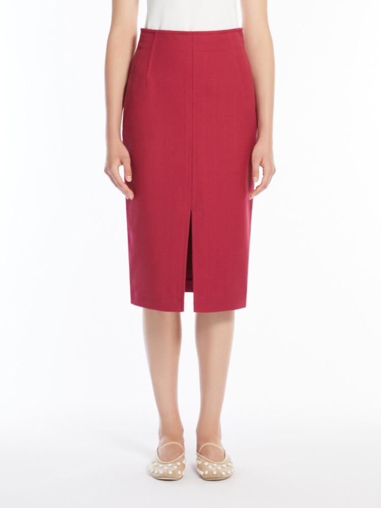 DT★Max Mara★calotta アシンメトリースリットスカート アシンメトリー フレアスリットスカート 1076 | LINO