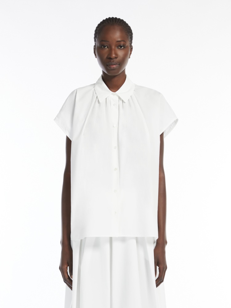 ★Max Mara★ TAVERNA Short Sleeve T-Shirt White 119410526000 White t shirts | Max Mara
