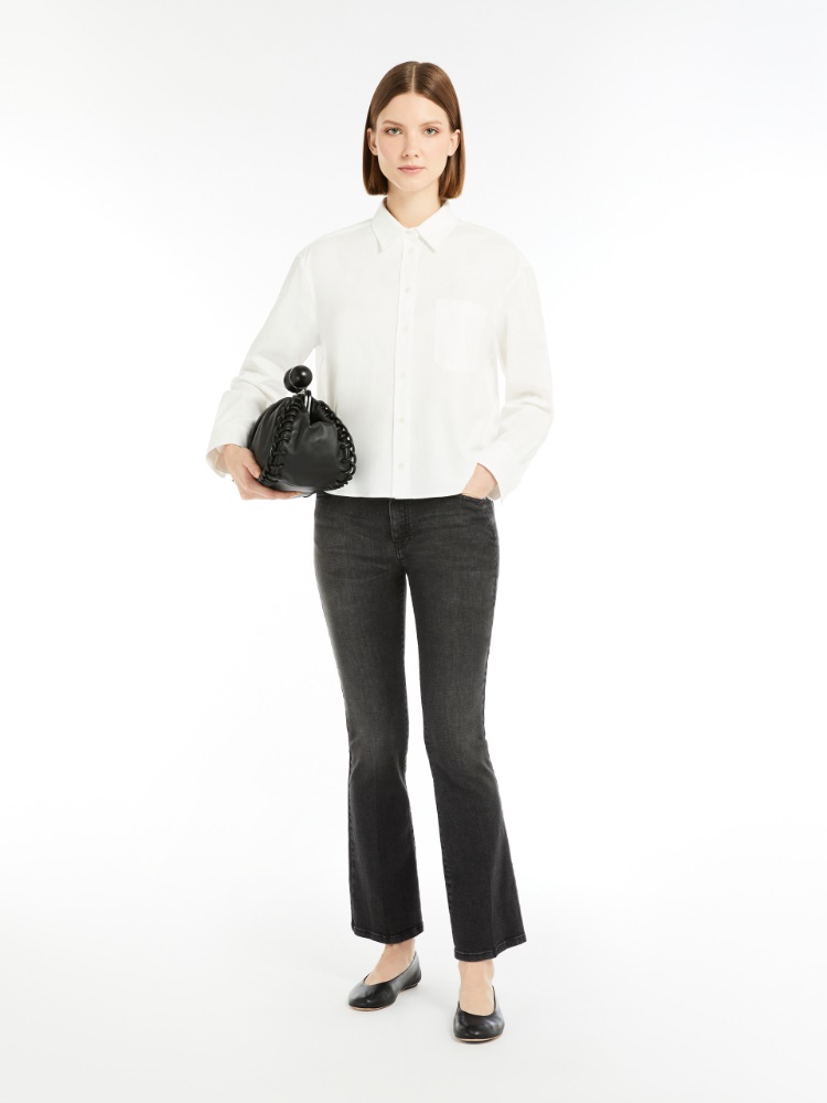 Cotton Oxford shirt - WHITE - Max Mara - 2