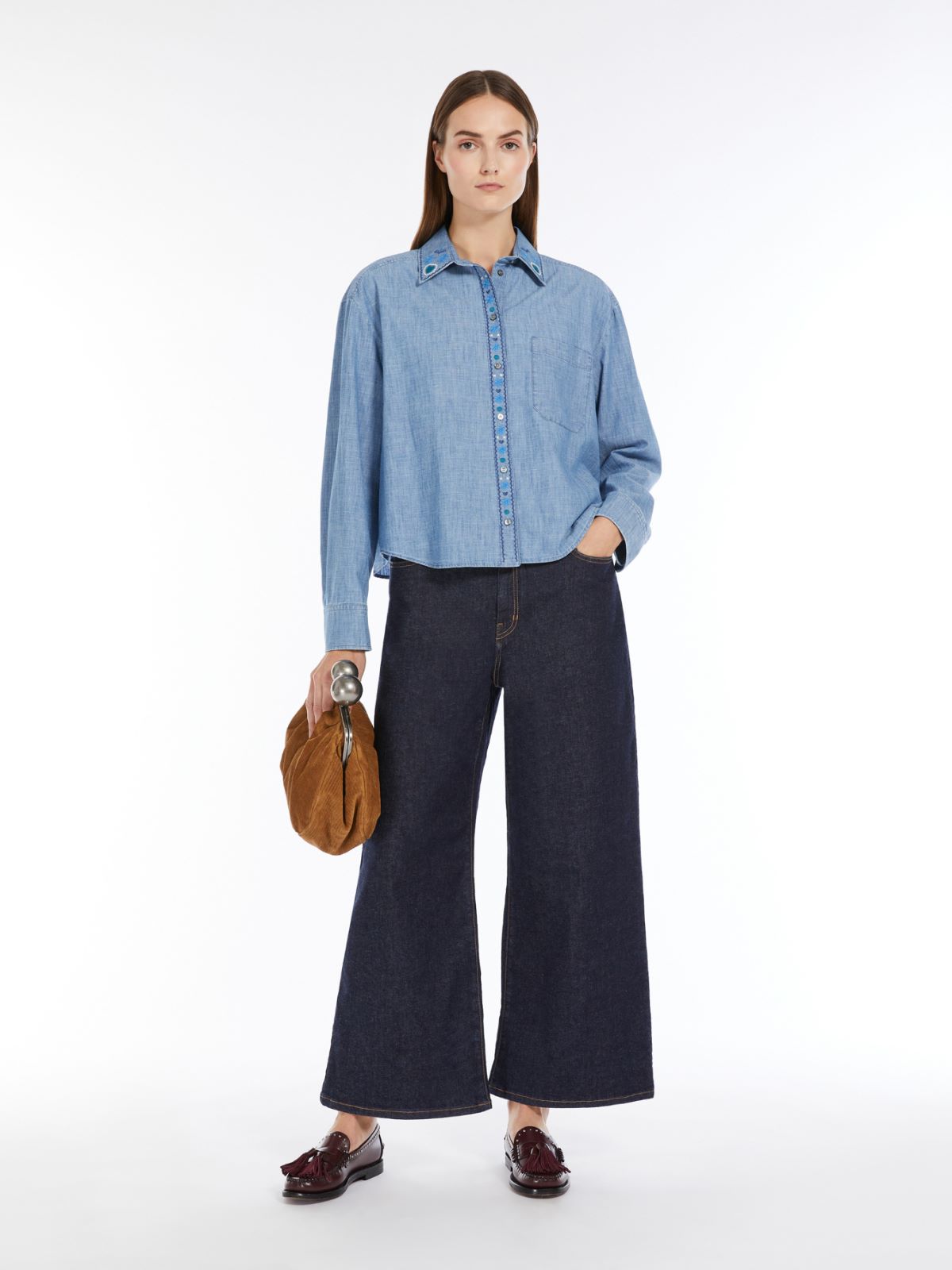 Blouses Blue and light blue Woman | Max Mara
