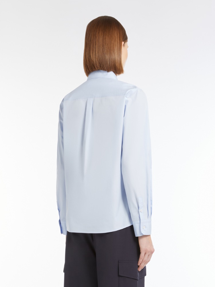 Cotton shirt, light blue | 