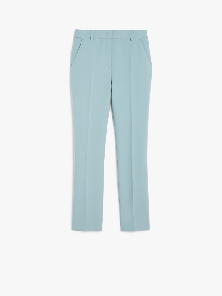 ＜RANA＞Weekend Max Mara キャンバスパンツ 2色 Double viscose canvas trousers, pastel green | 