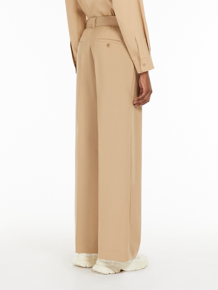 【関税&送料込】Max Mara Cappuccino Wool Entrata Palazzo Pan Max Mara Cappuccino Wool Entrata Palazzo Pant | eBay