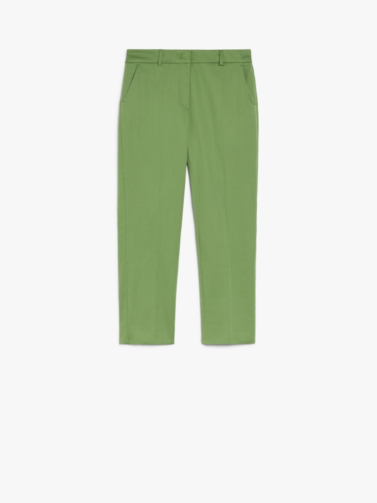 【Weekend Max Mara】CECCO ストレッチ ギャバジン トラウザーズ 5131045206015-w-