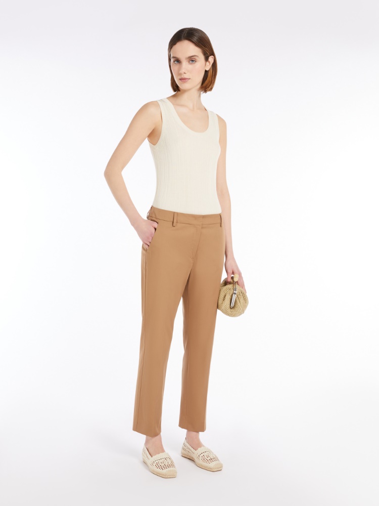 Pantalone in gabardina stretch - TERRA - Max Mara - 2