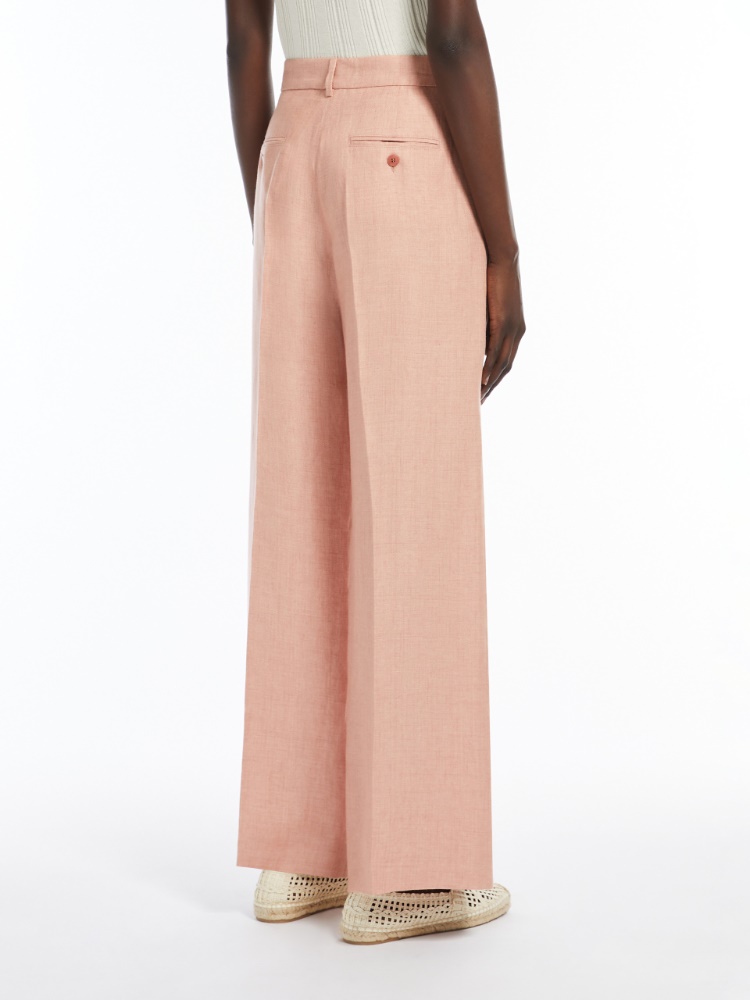【Weekend Max Mara】[マリツイア] リネン キャンバス パンツ マリツイア] リネン キャンバス パンツ, pink | 