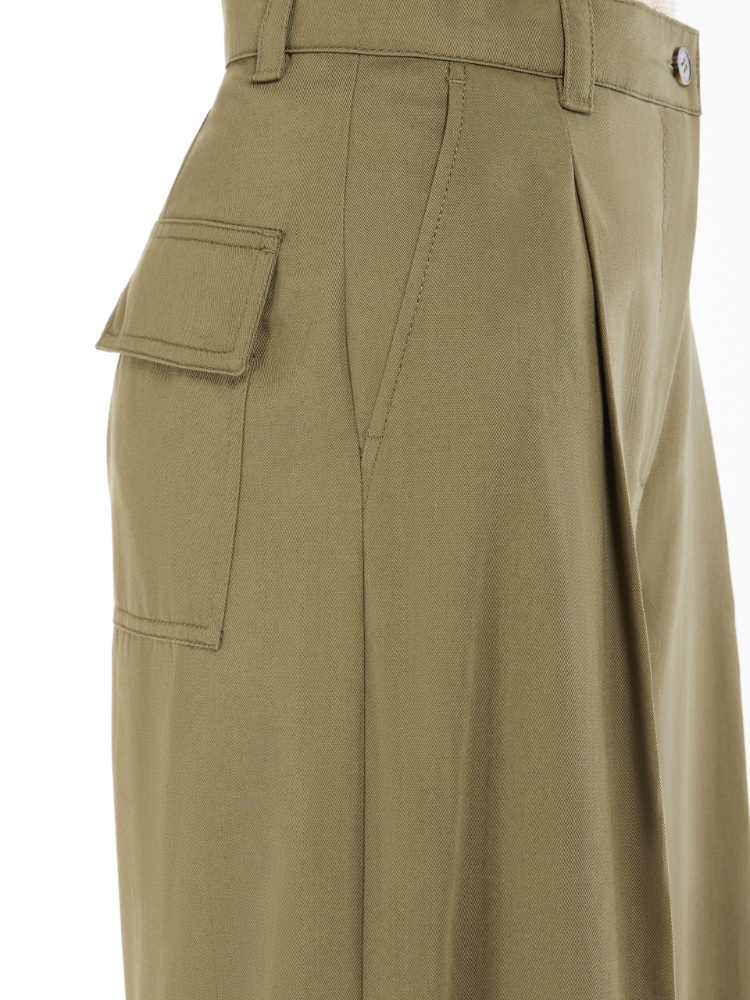 ［大人気！］MAX MARA Pants 2511131092600001 Stretch pants black | Max Mara