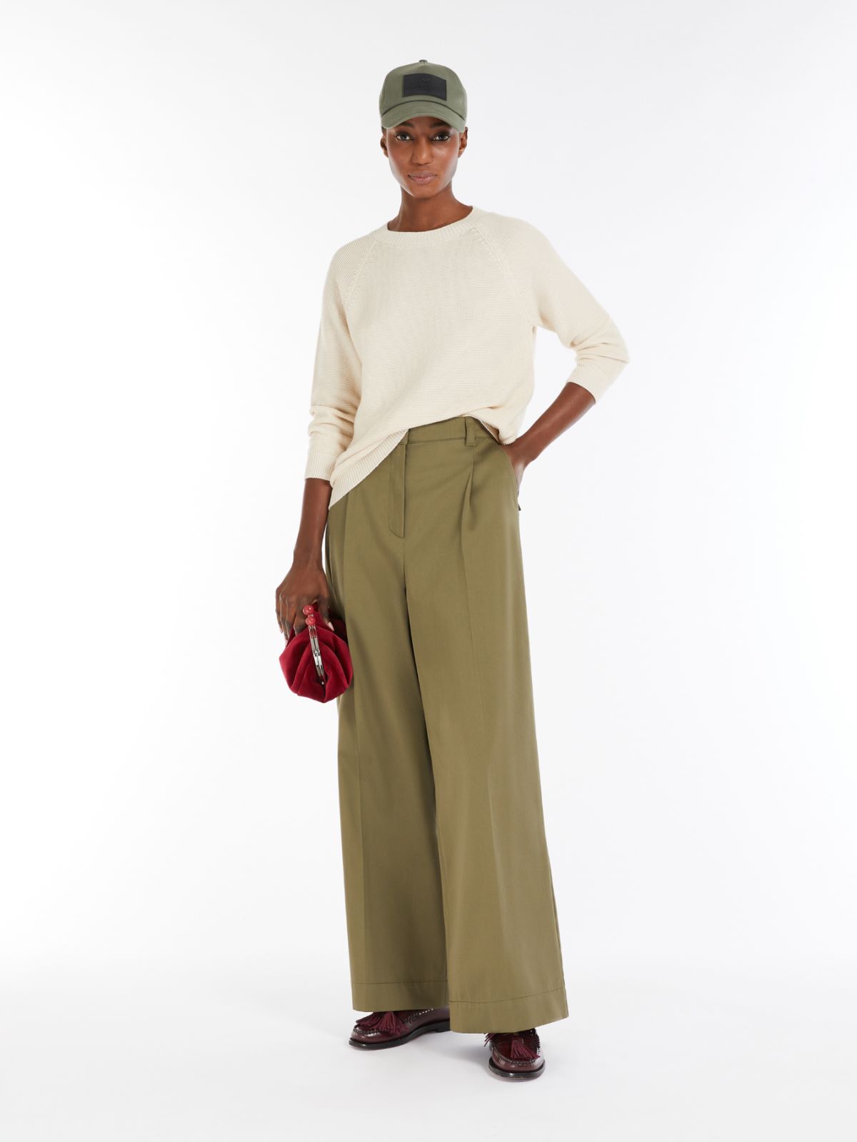 パンツ WEEKEND MAX MARA Woman Pants Green 2425786011600 005 Weekend pants | Max Mara