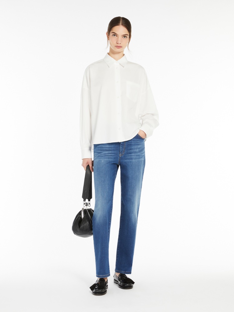 Stretch denim ‘90s jeans - NAVY - Max Mara - 2