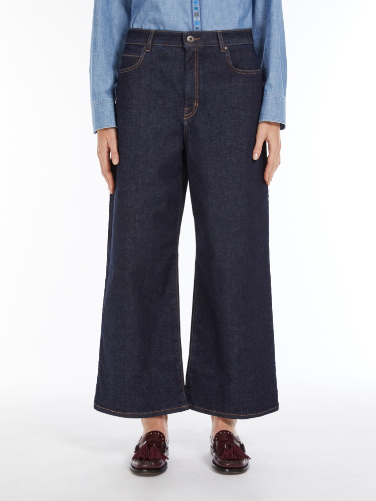 【関税＆送料込み】Max Mara Midnight Trousers In Denim Effe Denim trouser pants | Max Mara
