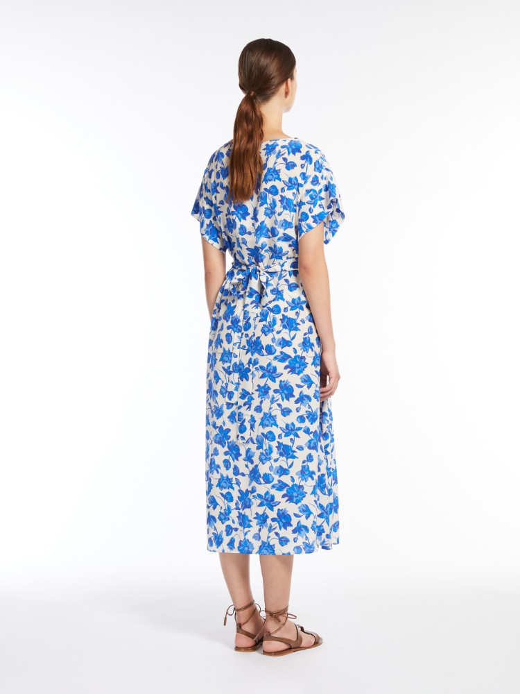★Weekend Max Mara 25春夏★CAMELIA プリント シルク ドレス 1221145206002-a-