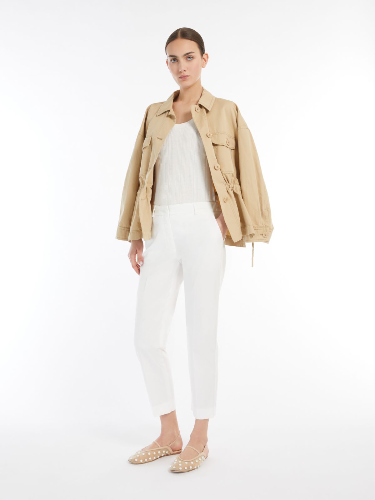 Viscose yarn top + WHITE - Max Mara