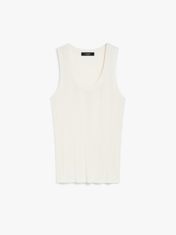 Viscose yarn top - ECRU - Max Mara