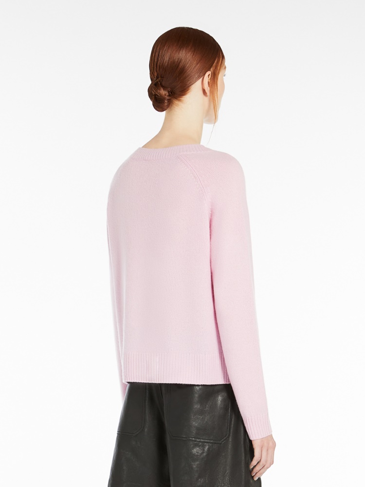 Cashmere yarn jumper, pink | 