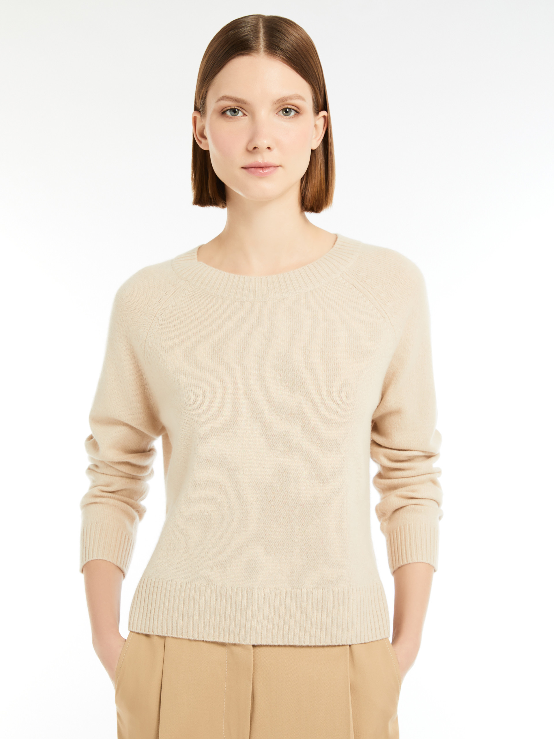 Cashmere yarn jumper - SAND - Max Mara - 4