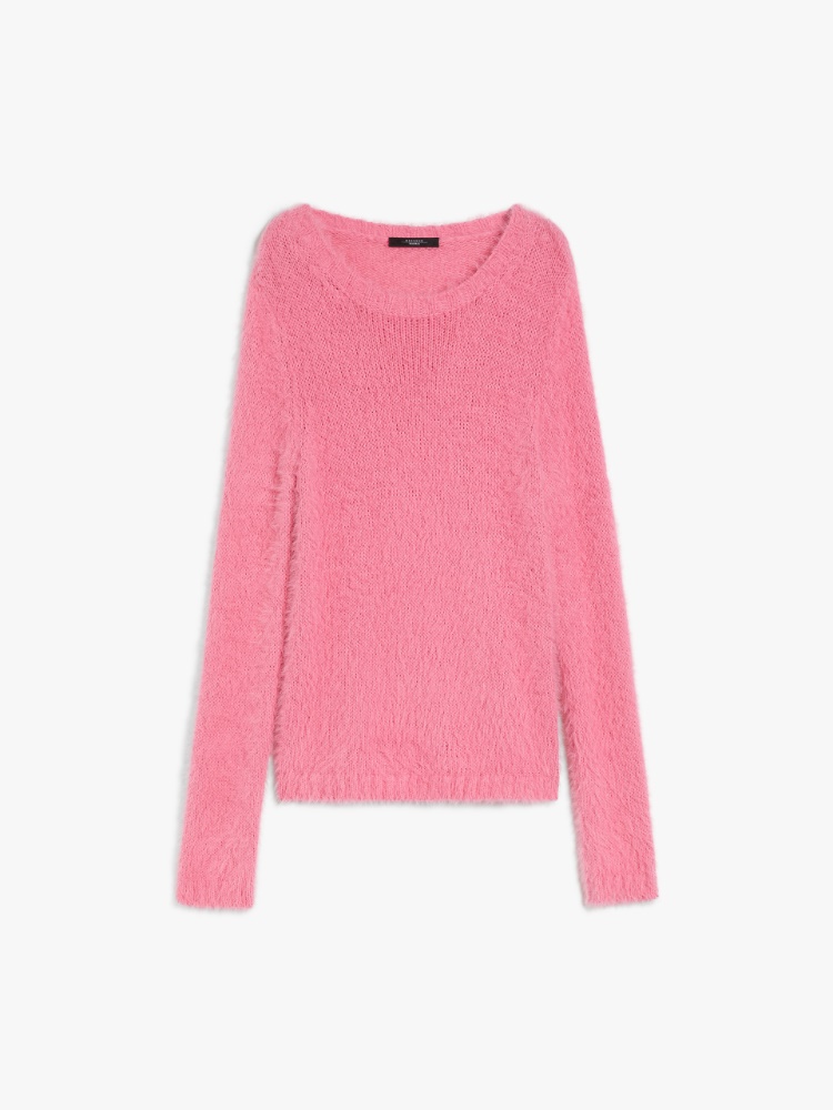 Cotton yarn jumper - FUCHSIA - Max Mara