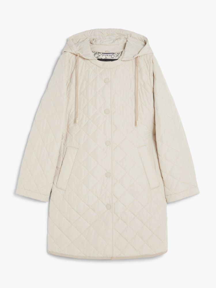 Weekend MaxMara★ERIO キルティング ジャケット Water-repellent fabric padded parka, beige | 