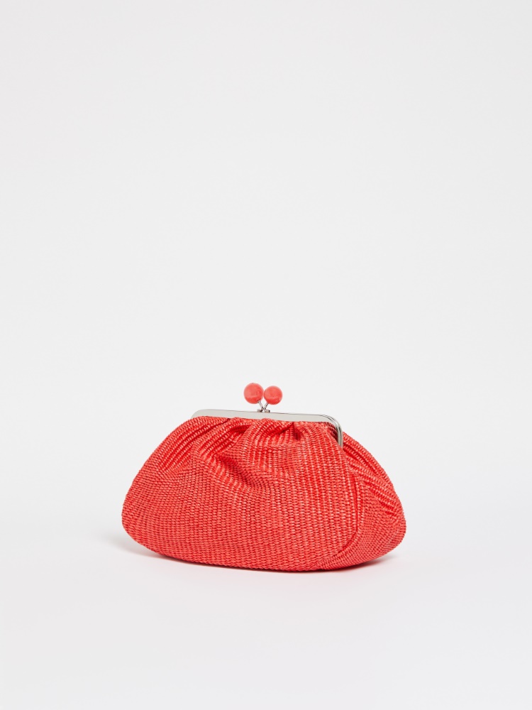 国際宅急便発送 Weekend［パスティチーノ］バッグ FORTUNA Medium raffia-effect Pasticcino bag, tobacco | Weekend Max Mara