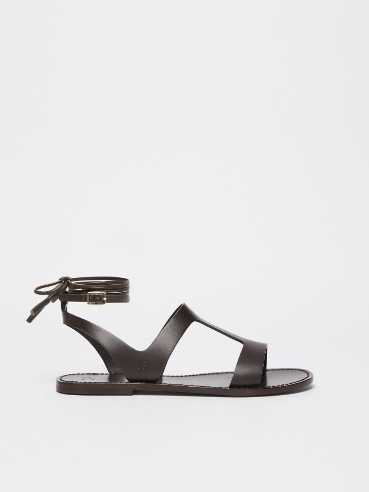 【Weekend MAX MARA】[レッマ] レザー サンダル【関税送料込】 Max Mara - MAXMARA レザーサンダル の通販 by Sunflower
