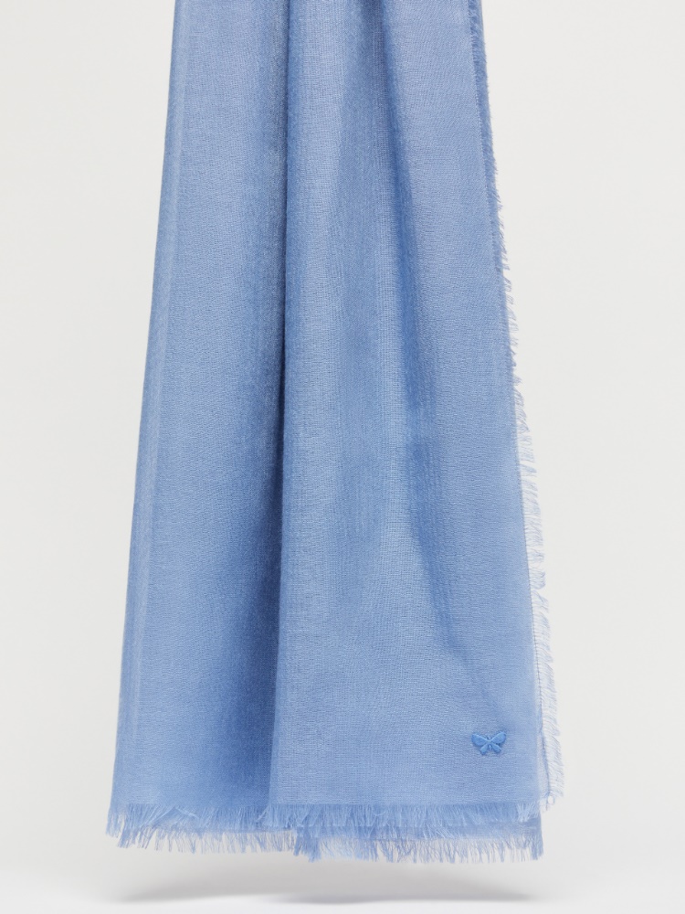 Schultertuch aus Viskose und Kaschmir - AZURBLAU - Max Mara