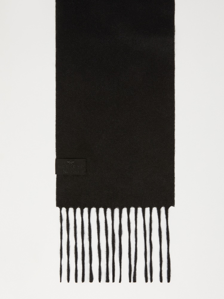 Cashmere scarf - BLACK - Max Mara