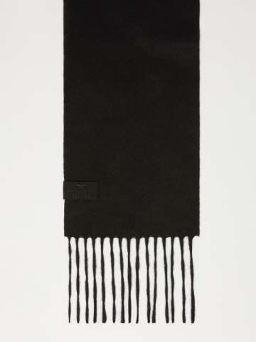 【関税＆送料込み】Max Mara Scarfs Black Scarves and foulards Black Woman | Max Mara