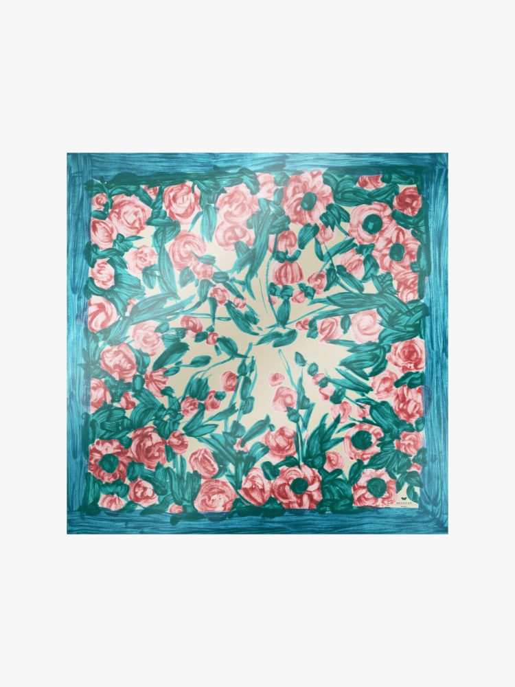 Printed silk twill foulard - BEIGE - Max Mara