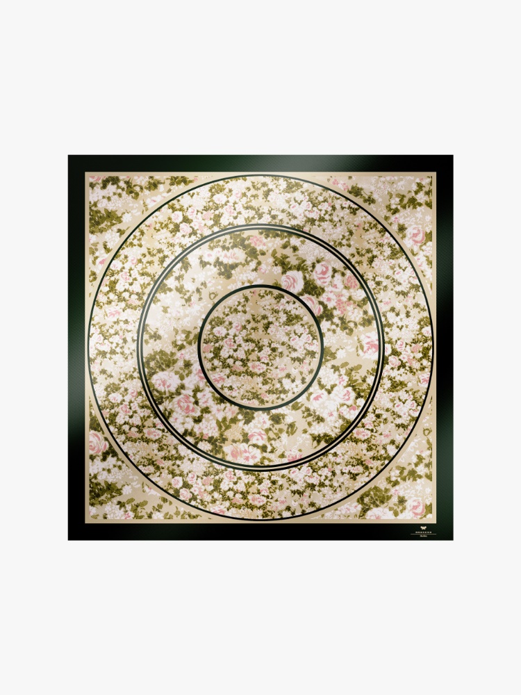 Printed silk scarf - IVORY - Max Mara