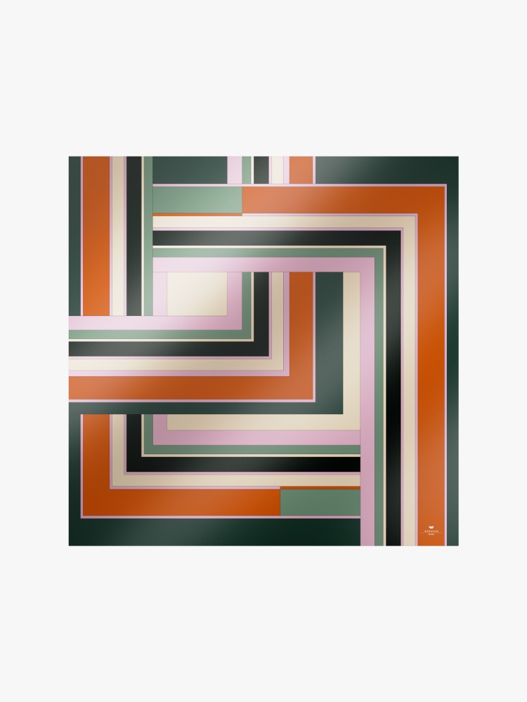 Printed silk scarf - ANTIQUE ROSE - Max Mara