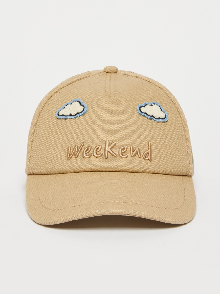 Canvas baseball cap - BEIGE - Max Mara