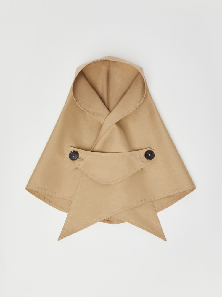 BAREN♡中古品♡ SCARF HAT / DotChiffon-Beige SCARF HAT (M) / Dot Border - Beige – BAREN（バレン）