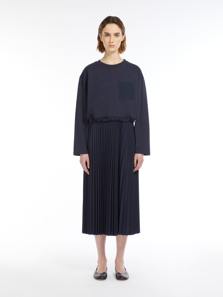 Max Mara アウトレット「VALIDO」クレープジャージードレス Max Mara アウトレット「VALIDO」クレープジャージードレス (Max