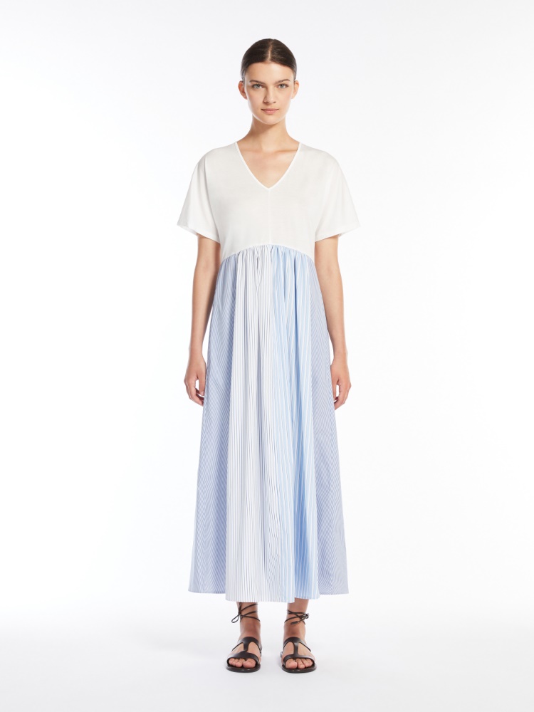 ワンピース Max Mara White Denim Europa Dress White Europa Maxi Dress by Max Mara on Sale