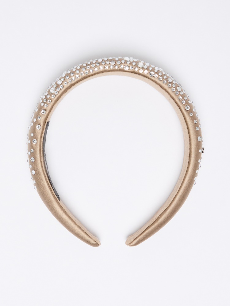 Haarreif mit Strass - BEIGE - Max Mara