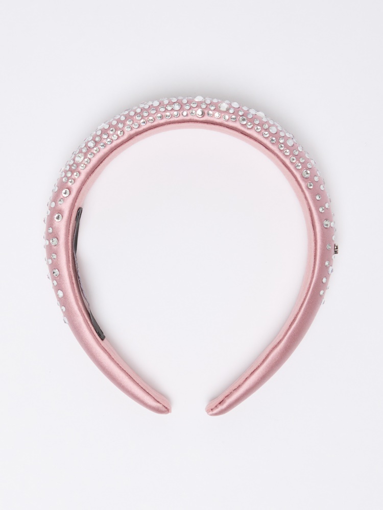 Rhinestone headband - PINK - Max Mara