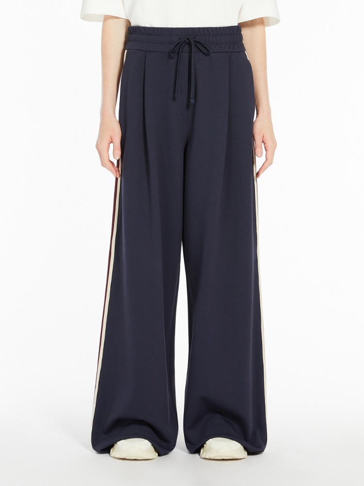 ボトムスその他 Max Mara Navy blue viscose blend trousers Weekend pants navy | Max Mara